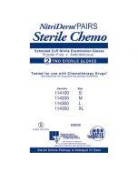 Innovative NitriDerm® Nitrile Synthetic Sterile Large, PF, Chemo Rated, Extended Cuff, Pairs, 50 pr/bx