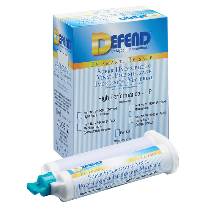 Vinyl Polysiloxane Impression Material, Fast Set, 50ml cartridges/pack