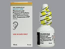 Neomycin-Polymyxin B-Hydrocortisone 1% Otic Suspension 10 mL