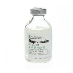 Bupivacaine HCL 0.5% 30ML, 25/box