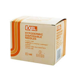 Needles 25g x 5/8 in 100/bx EXEL